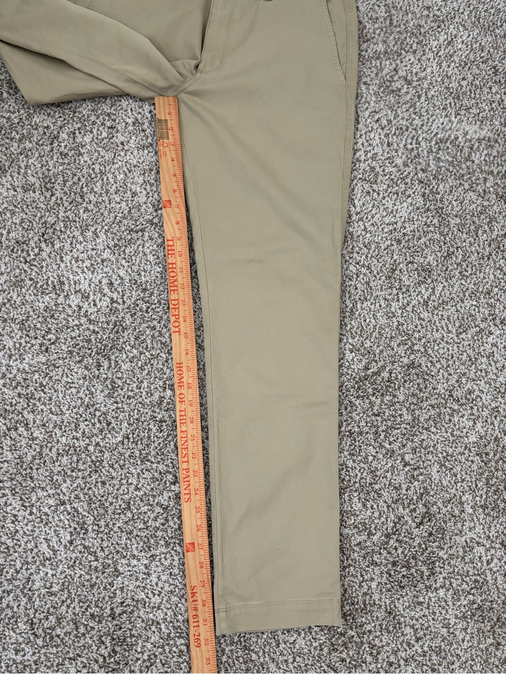 Gap Men’s Slim Khaki Pants 34X32 - Picture 4 of 4